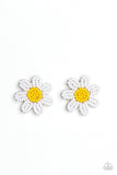 Sensational Seeds - White ~ Paparazzi Earrings - Glitzygals5dollarbling Paparazzi Boutique 
