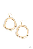 Scintillating Shareholder - Gold ~ Paparazzi Earrings - Glitzygals5dollarbling Paparazzi Boutique 