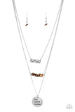 Miracle Mountains - Brown ~ Paparazzi Necklace - Glitzygals5dollarbling Paparazzi Boutique 