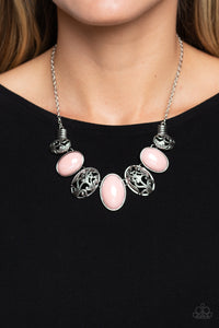 Patterned Paisley - Pink ~ Paparazzi Necklace - Glitzygals5dollarbling Paparazzi Boutique 