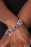 Timeless Trifecta - Purple ~ Paparazzi Bracelet - Glitzygals5dollarbling Paparazzi Boutique 