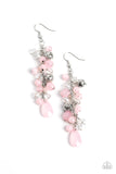 Cheeky Cascade - Pink ~ Paparazzi Earrings - Glitzygals5dollarbling Paparazzi Boutique 
