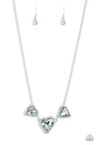 State of the HEART - Blue ~ Paparazzi Necklace - Glitzygals5dollarbling Paparazzi Boutique 