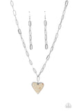 Kiss and SHELL - White ~ Paparazzi Necklace - Glitzygals5dollarbling Paparazzi Boutique 