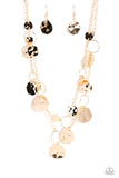 Hammered Horizons - Gold ~ Paparazzi Necklace - Glitzygals5dollarbling Paparazzi Boutique 