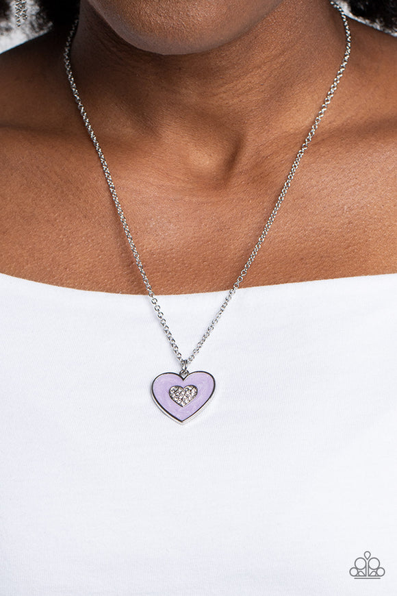 So This Is Love - Purple ~ Paparazzi Necklace - Glitzygals5dollarbling Paparazzi Boutique 