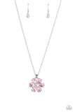 Fancy Flower Girl - Pink ~ Paparazzi Necklace - Glitzygals5dollarbling Paparazzi Boutique 