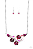 Round Royalty - Pink ~ Paparazzi Necklace - Glitzygals5dollarbling Paparazzi Boutique 