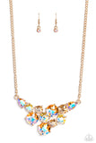 Round Royalty - Gold ~ Paparazzi Necklace - Glitzygals5dollarbling Paparazzi Boutique 
