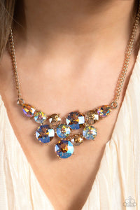 Round Royalty - Gold ~ Paparazzi Necklace - Glitzygals5dollarbling Paparazzi Boutique 