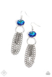 Arthurian A-Lister - Blue ~ Paparazzi Earrings - Glitzygals5dollarbling Paparazzi Boutique 