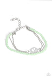 A LOTUS Like This - Green ~ Paparazzi Bracelet - Glitzygals5dollarbling Paparazzi Boutique 