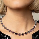 Kaleidoscope Charm - Purple ~ Paparazzi Necklace - Glitzygals5dollarbling Paparazzi Boutique 