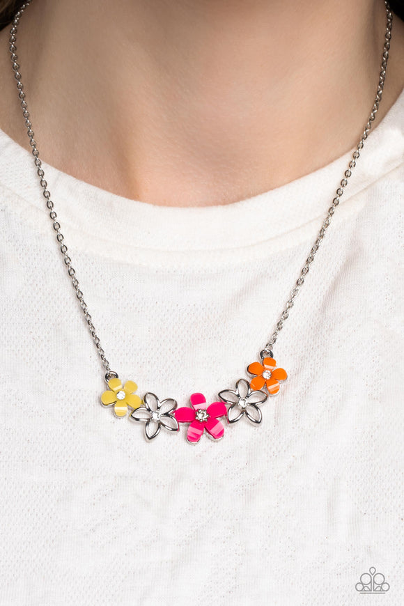 WILDFLOWER About You - Pink ~ Paparazzi Necklace - Glitzygals5dollarbling Paparazzi Boutique 