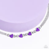Smitten Sweethearts - Purple ~ Paparazzi Bracelet - Glitzygals5dollarbling Paparazzi Boutique 