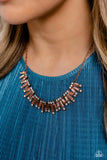 Sunburst Season - Copper ~ Paparazzi Necklace - Glitzygals5dollarbling Paparazzi Boutique 