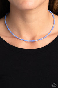Beaded Blitz - Blue ~ Paparazzi Necklace - Glitzygals5dollarbling Paparazzi Boutique 
