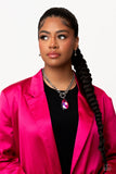 Edgy Exaggeration - Pink ~ Paparazzi Necklace - Glitzygals5dollarbling Paparazzi Boutique 