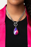 Edgy Exaggeration - Pink ~ Paparazzi Necklace - Glitzygals5dollarbling Paparazzi Boutique 