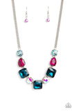 Elevated Edge - Multi ~ Paparazzi Necklace March 2023 Life of the Party - Glitzygals5dollarbling Paparazzi Boutique 