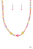 Flower Power Pageant - Pink ~ Paparazzi Necklace - Glitzygals5dollarbling Paparazzi Boutique 