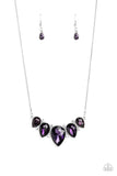 Regally Refined - Purple ~ Paparazzi Necklace - Glitzygals5dollarbling Paparazzi Boutique 