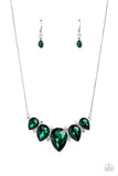 Regally Refined - Green ~ Paparazzi Necklace - Glitzygals5dollarbling Paparazzi Boutique 
