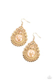 Welcoming Whimsy - White ~ Paparazzi Earrings - Glitzygals5dollarbling Paparazzi Boutique 
