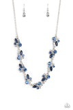 Swimming in Sparkles - Blue ~ Paparazzi Necklace - Glitzygals5dollarbling Paparazzi Boutique 