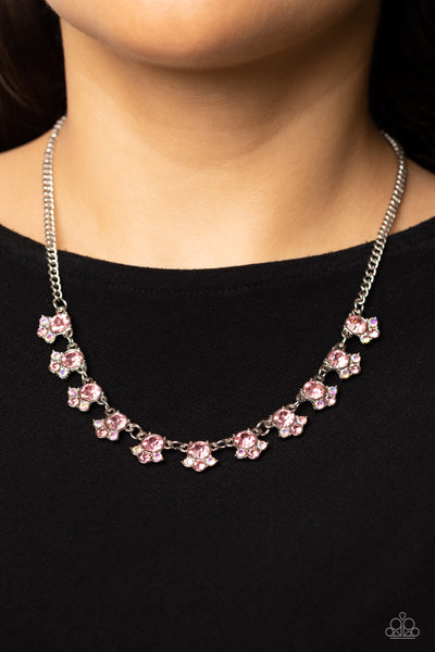 Tabloid Treasure - Pink ~ Paparazzi Necklace - Glitzygals5dollarbling Paparazzi Boutique 