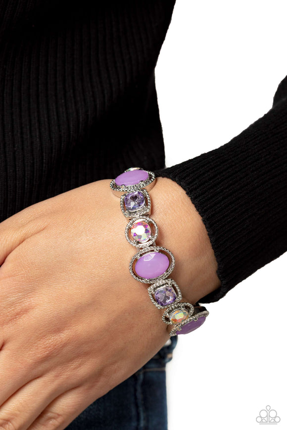 Fashion Fairy Tale - Purple ~ Paparazzi Bracelet - Glitzygals5dollarbling Paparazzi Boutique 