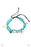 Buy and SHELL - Blue ~ Paparazzi Anklet - Glitzygals5dollarbling Paparazzi Boutique 