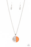 Captivating Contrast - Orange ~ Paparazzi Necklace - Glitzygals5dollarbling Paparazzi Boutique 