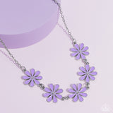 Flora Fantasy - Purple ~ Paparazzi Necklace - Glitzygals5dollarbling Paparazzi Boutique 