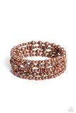 Striped Stack - Copper ~ Paparazzi Bracelet - Glitzygals5dollarbling Paparazzi Boutique 