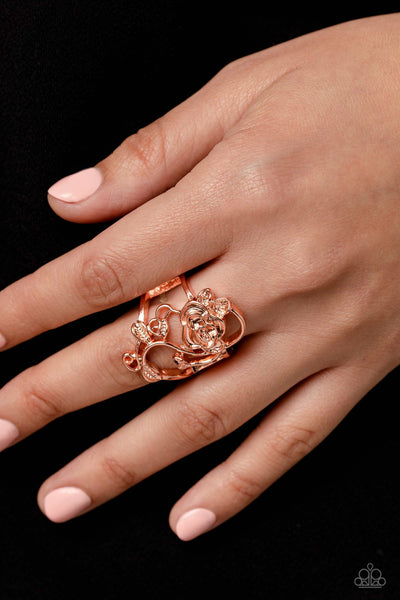 What ROSE Around - Copper ~ Paparazzi Ring - Glitzygals5dollarbling Paparazzi Boutique 