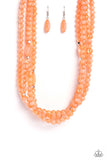 Layered Lass - Orange ~ Paparazzi Necklace - Glitzygals5dollarbling Paparazzi Boutique 