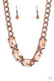 Radiating Review - Copper ~ Paparazzi Necklace - Glitzygals5dollarbling Paparazzi Boutique 