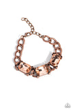 Dazzling Debut - Copper ~ Paparazzi Bracelet - Glitzygals5dollarbling Paparazzi Boutique 
