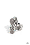 Off To FEATHER-land - Silver ~ Paparazzi Ring - Glitzygals5dollarbling Paparazzi Boutique 