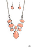 Dreamily Decked Out - Orange ~ Paparazzi Necklace - Glitzygals5dollarbling Paparazzi Boutique 