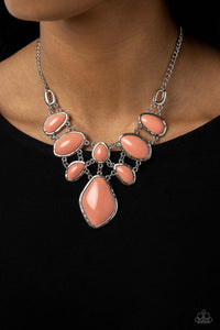 Dreamily Decked Out - Orange ~ Paparazzi Necklace - Glitzygals5dollarbling Paparazzi Boutique 