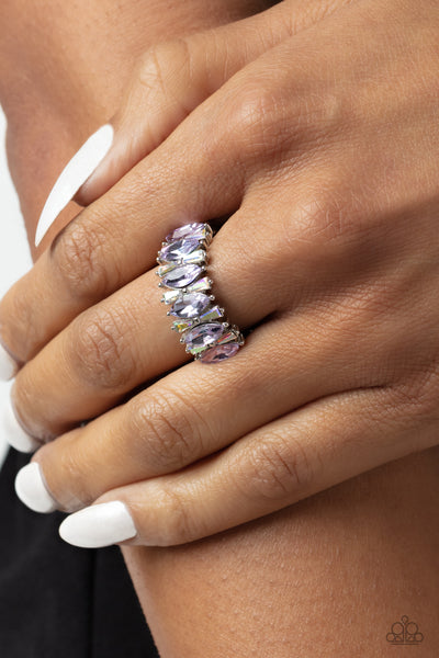 Kaleidoscopic Knockout - Purple ~ Paparazzi Ring - Glitzygals5dollarbling Paparazzi Boutique 
