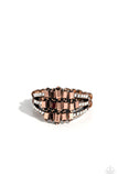 Stacking Up - Copper ~ Paparazzi Ring - Glitzygals5dollarbling Paparazzi Boutique 