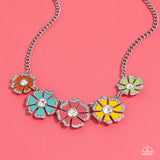 Playful Posies - Multi ~ Paparazzi Necklace July 2023 Life of the Party Exclusive - Glitzygals5dollarbling Paparazzi Boutique 