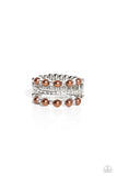 Really Bubbly - Brown ~ Paparazzi Ring - Glitzygals5dollarbling Paparazzi Boutique 