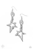 Iconic Impression - Silver ~ Paparazzi Earrings - Glitzygals5dollarbling Paparazzi Boutique 