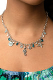 Seahorse Season - Blue ~ Paparazzi Necklace - Glitzygals5dollarbling Paparazzi Boutique 