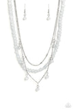 BEAD All About It - Silver ~ Paparazzi Necklace - Glitzygals5dollarbling Paparazzi Boutique 