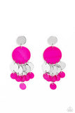 SHELL of the Ball - Pink ~ Paparazzi Earrings - Glitzygals5dollarbling Paparazzi Boutique 